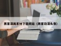 南城黑客漫画素材下载网站（黑客动漫头像）